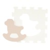 Baby Star Animal-Fun Puzzle Mat - 9pcs/Beige Horse(112x112cm)